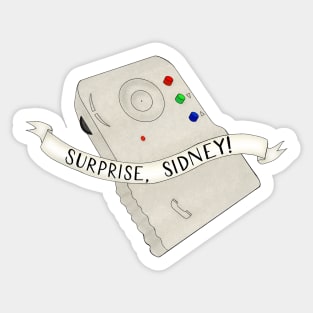 Surprise Sidney! Sticker